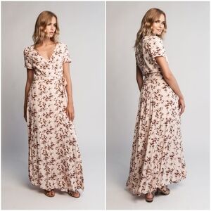 Nudz Charlotte Floral Wrap Dress size XS/S